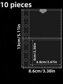 1 A7 Portable Transparent Leaf Binder, Transparent Sticker Book, Sticker Book, Photo Storage Bag, Photo Album, Budget Planner, Diary, Notebook, Office Supplies