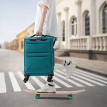 LIGHTGO Lightweight Softside Luggage20inch Carry On Check In 24/28inch Expandable Water-Resistant TSA Approved Lock Spinner Wheel Navy Blue 20inch - NavyBlue - View 2