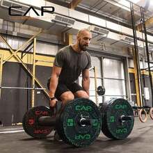 Olympic Rubber Bumper Plate for Versatile Use with Multiple Options/Colors - Negro - - Ver 6