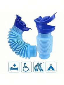 750ml Emergency Urinal, Portable Collapsible Urinal Bottle For Outdoor, Portable Toilet For Adults And Children, Suitable For Car Travel, Camping, Hiking, Survival Tool