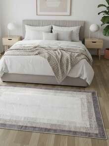 In der Türkei hergestellt - Waschbarer Läufer Teppich - Rutschfester Rollteppich - 80x120 cm, 80x150, 80x200, 80x300, 100x200, 100x160, 100x300, 120x180, 140x190 cm - Zuschneidbare Flurteppiche - Graublau - Übersicht 5