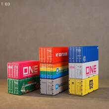 Organizador de escritorio de oficina, caja de almacenamiento de hierro multifuncional, decoración del hogar, contenedor de almacenamiento de hierro compacto, organizador de escritorio creativo - A6 - Ver 8