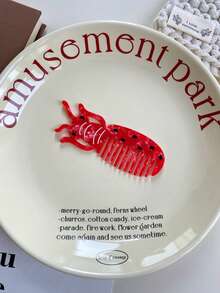 1 pièce Accessoire peigne en acétate, peigne à cheveux design animal français, petit peigne à main pour massage, peigne portable, peigne rétro mignon chat, portable pour toilettage, peigne anti-statique imprimé léopard, petit peigne portable bébé mignon dessin animé chat, accessoire de coiffure en acétate anti-statique (plastique ABS), kit de coiffure, kit d'outils pour cheveux - Multicolore - Voir 20