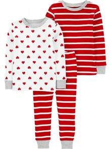Kids Clothing Accessory Sets - Stripes/Hearts - View 1