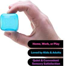 Schylling  Nice Cube -Sensory Squeeze Toy With Super Solid Squish - 2.25" Cube - Blue - View 7