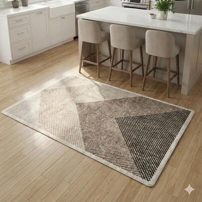Made In Turkey - Washable Runner Rug – Non-Slip Roll Carpet – 80x120 Cm, 80x150, 80x200, 80x300, 100x200, 100x160, 100x300, 120x180, 140x190 Cm – Cut-To-Size Hallway Rug