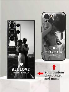 1 pieza Funda de teléfono personalizable con gráfico de ojo negro, de moda, colorida, retro, linda, compacta, divertida, personalizada, compatible con Apple 17, 16 Pro Max/16 Pro/15 Pro Max/14 Pro Max/13 Pro Max/A12/A13/A14/A15/A52/A54/A55, Redmi 15, 13C, 15C, OPPO A15/A17, Honor X6A/X7B/X8B/X6, S23 Ultra/S24 Ultra/A52S, VIVO, OPPO, Redmi con patrones de animales, adecuada para cumpleaños, graduación, boda, inicio, Día de la Madre, Día del Padre