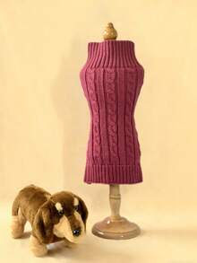 1 buc pulover Dachshund, pulover lung pentru câini, îmbrăcăminte pentru animale de companie, pulover pentru animale de companie în stil britanic, pulover extins pentru animale de companie, design minimalist, stil pentru cupluri/cel mai bun prieten, potrivit pentru pudel, Basset Hound, Dachshund, Beagle, Corgi, câini lungi, pisici, lungime extinsă, stil de Crăciun, Crăciun