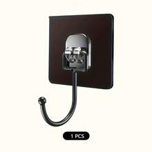 50pcs/Pack Heavy Duty Adhesive Wall Hooks - No Drilling, Damage-Free Installation, Kitchen & Bathroom Storage, Self-Adhesive - Multicolor - View 14