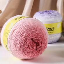 200克渐变粗线，彩虹色混色毛线，适合DIY手工编织、钩编，制作时尚毛衣、披肩、外套、发带、帽子、配饰等。 - 彩色 - 查看 5