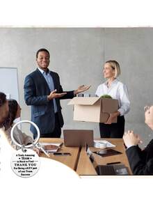 10pcs Employee Appreciation Gift Set, Thank You Colleague Keychain Gift And Inspirational Pen - With Organza Bag And Thank You Card, Suitable For Colleagues, Employees, Teachers, Team Appreciation Party Gifts, Ramadan Gifts - Multicolor - View 7