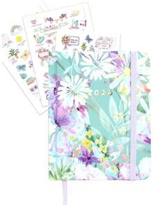 mano® Agenda pocket 2026 ALMA Semana vista - Medidas (B7+) 10 x 13 - 184 Páginas - Incluye separadores mensuales y hojas para anotaciones (Con Stickers) - Pegatinas de estafa - Ver 17