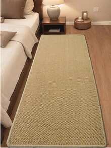 1 件纯色亚麻质感门垫，耐用防滑，适用于玄关、客厅、厨房、浴室，可机洗 - 彩色 - 查看 4