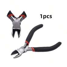 Yiwu Qiyou Accessories Co., LTD 4pcs/1pc Jewelry Pliers Tool Kit Includes Needle Round Wire Cutter And Curved Nose Pliers For Jewelry Beading Repair Supplies Wire Wrapping Multifunctional Tools Home Essentials Creating A Mobile Phone Chain - Black and Red Pliers - View 12