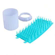 1pc Oot Washer Cup,2 In 1 Portable Silicone Scrubber Brush Feet Large Breed Muddy Paw,New Dog Essentials