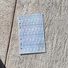 10/20张爱心全息贴纸，A6透明内页，3D浮雕贴纸，贴纸簿补充装，照片卡片收纳，剪贴簿，适合制作贴纸书，活页夹补充装，贴纸收纳，学校用品，新学期用品，办公用品。 - 彩色 - 查看 3