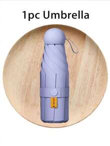 1pc Mini Pocket Capsule Umbrella - Fresh Vinyl Sunshade, Foldable, Ironed Fabric, Fashionable Compact, Suitable For Sunny And Rainy Days, Windproof, UV Protection, Ideal For Everyday Outdoor Use And Holiday Gifts,Women's Day,Travel Essentials,Wedding Favours,Y2k,Bedroom,Car Accessories Women,Kitchen Deccor - Multicolor - View 14