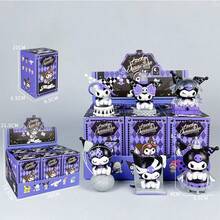 4 Set Sanrio Kuromi Series Creative Reward Blind Box Gift Pack,High Appearance Cartoon Handmade Super Cute Kuromi Surprise Unboxing Fun Blind Box Dolls Decorations,Fantasy Themed Cute Cartoon Dolls Mini Stuff Cheap Stuff Mystery Box Toys Random Box - Multicolor - View 10