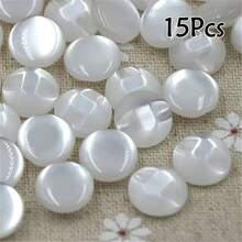 15/30/50/100Pcs Of Clothing Candy-Colored Buttons Shirt Button Sewing DIY Crafts - Multicolor - View 21