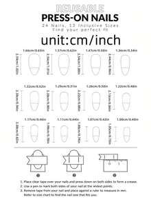 24pcs Medium Almond Shaped Nail Stickers, Leopard Print French Manicure, Red 3D Cherry Pattern, Retro Full Coverage Style, Suitable For Women And Girls Daily Wear, Summer Nail Art