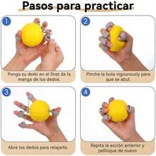 Manos y antebrazo fortalecedores para entrenamiento de fuerza de agarre - amarillo - Ver 9