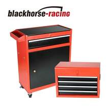 2 In 1 Rolling Box Organizer Chest/ 5 Sliding Drawers Utility - 1 - View 1
