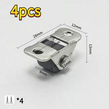 12 Pcs 0.5 Inch Mini Silent TPR Rubber Casters - 4 Fixed-Direction Furniture Wheels + 8 Self-Tapping Screws, For Sliding Doors/Drawers/Cabinets | Tools & Home Improvement > Hardware > Power Transmission > Pulleys