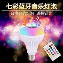Foco Bocina Bluetooth 12w RGB Bombilla LedInteligente con controlador - luz policromática - Ver 10