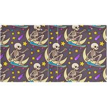 Esqueleto patrón de monopatín anillos redondos de 1 y 1/2 pulgadas con portapapeles paquetes de 1/2 carpetas universitarias para estudiantes de tapa dura - multi - Ver 5