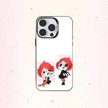 Funda de teléfono de animación de dibujos animados R-ruby G-gloom para 17, 16, 15, 14, 13, 12, 11 Plus, Pro Max, cubierta interior plateada de color - Z5 - Ver 10