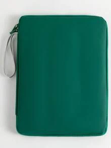 Una bolsa de transporte manual para tableta, una bolsa de almacenamiento de tableta simple y de moda, una bolsa de estuche interior portátil y resistente al agua, una bolsa de computadora de PU de 11 pulgadas y 13 pulgadas adecuada para uso en el hogar, viajes, vacaciones y la escuela - Multicolor - Ver 8