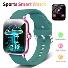 新款男女通用智能手表，支持通话/接听，追踪步数/卡路里/距离，多种运动模式，闹钟/来电/信息提醒，1.83英寸全触控屏幕，兼容安卓系统，是圣诞节、新年、情人节及其他节日的理想礼物。 - 彩色 - 查看 5