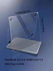 1pc Crystal Clear Hard Shell Case, Scratch-Resistant Protective Cover, Shock-Proof Protection For MacBook Air/Pro 13" 14" 15" 16" With M1/M2/M3/M4/M5 Chips