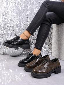 Women's Casual Slip-On Shoes, Fashionable British Style, Suitable For Ballroom, Wedding And Festival Occasions, Available In 8 Size Options