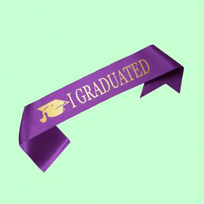 1pc Graduation Belt, Graduation Party Decorations & Gifts, Party Supplies Set