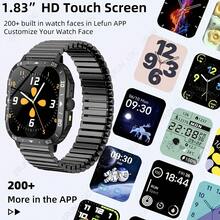Unisex Smart Watch - Wireless Calling/Messaging, Multiple Sports Modes, Remote Camera, Fitness Tracker, Compatible With Android & IOS, USB Charging, Alloy Case/Silicone Band, Fashionable & Modern, Clear Display Screen, Perfect Gift For Men/Women/Lover/Parents - Multicolor - View 8