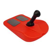 Futchoy Snow Sleds For Kids And Adult, Kids Sledding Snowboard With Handle, Lightweight Compact Scooter Snowboard, Cold Resistant Handle Sled Downhill Slide Snow Skateboard For Outdoor Winter Fun - Red - View 6