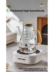 1pc Glass Oil Bottle, 500ml/700ml/900ml Large Capacity Oil Bottle With Measurement Scale, Smooth Pouring, Leak-Proof, Kitchen Seasoning Bottle For Liquid Soy Sauce, Vinegar, Etc. (Bubble Wrap And Kraft Paper Packaging For Christmas Decoration) - Multicolor - View 9