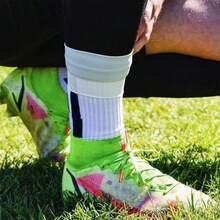 Silicone Non-Slip Soccer Leg Warmers - Non-Slip Leg Sleeves, Non-Slip Leg Warmers, Adjustable Height, Breathable Non-Slip, Unisex, Suitable For Soccer, Running And Various Sports - Multiple Sizes Available - Multicolor - View 6