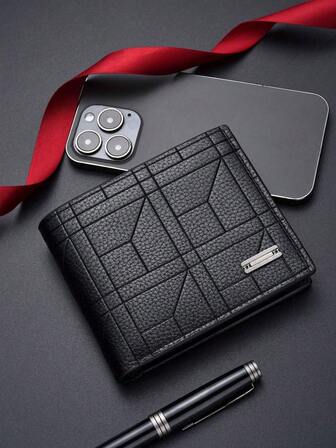 1ชิ้น กระเป๋าสตางค์น้ำหนักเบาขนาดกะทัดรัดสไตล์ยุโรปและอเมริกันมัลติฟังก์ชั่นสำหรับผู้ชาย เหมาะสำหรับเป็นของขวัญให้แฟน พ่อ และผู้สูงอายุ ตัวเลือกที่ดีที่สุดสำหรับของขวัญส่งเสริมการขาย ของขวัญทางธุรกิจ และกิจกรรมขององค์กร