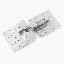 5 Pairs Of Hinge Repair Boards, Cabinet Hinge Repair Board With Customized Screws, Stainless Steel Cabinet Door Hinge Repair Bracket Board With Cabinet Holes