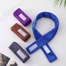 Diadema rizadora de cabello ajustable, bolsa de maquillaje, tiras de toalla absorbente para peinado, salón, coloración de cabello - Multicolor - Ver 10