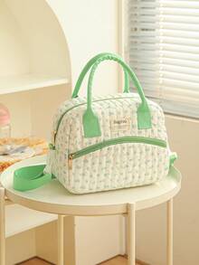 1pc Portable Tote Mommy Bag, Large Capacity Maternity Diaper Bag