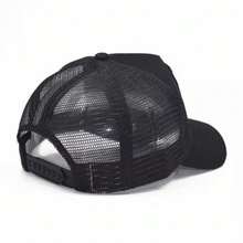 Men Baseball Cap - Black - View 4