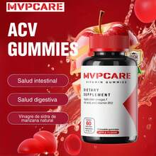 MVPCARE Fudge de vinagre de manzana, suplemento de manzana,Vitamina B12,Mezcla probiótica exclusiva, apto para hombres y mujeres, 60 cápsulas - Otros - Ver 2