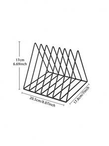 Metal Triangle Stand Space-Saving Storage Rack For Baseball Cap Knitted Cap Books Documents And Other Items Durable Utensil Holder Desktop File Organizer For Women Men For Drawers Wardrobe Desk Home Office Dorm Kitchen Document Divider Hat Box Home Decor Hat Accessory - Multicolor - View 14