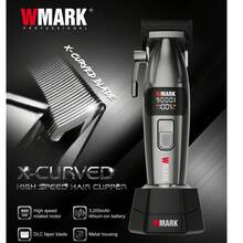 WMARK Professional Hair Clipper, 9000 RPM Electric Cordless Hair Trimmer, Digital Display, Adjustable Speed, Charging Base, Barber Salon Use NG-8008 - Multicolor - View 8