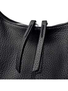 LANYIBAIGE Túi đeo vai nữ cao cấp, hàng hiệu, chất liệu da cao cấp, túi messenger, túi xách công sở cỡ lớn dành cho nữ. - màu đen - Xem 8