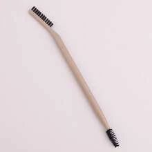 1pc Dual-Ended Makeup Brush, Spiral Eyebrow Brush & Lash Comb, Grooming Tool For Defined Brows, Portable Beauty Makeup Brush,Eyebrow Brush,Eyeshadow Brush,Spoolie,Spoolie Brush,Giveaways - Camel - View 11