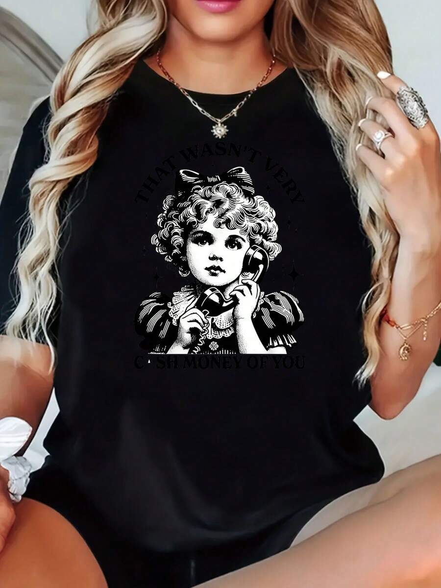 Women Sports Tees & Tanks - Black - View 1